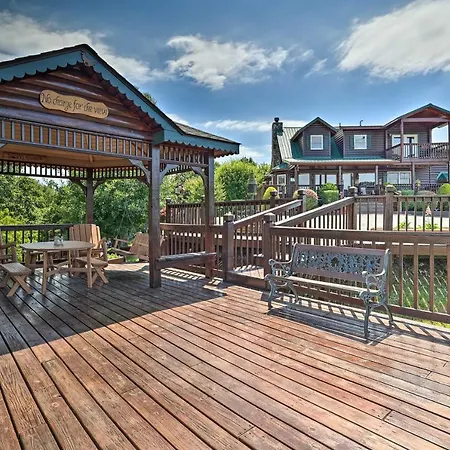 Rustic Piney Creek Cabin Wraparound Porch And Views